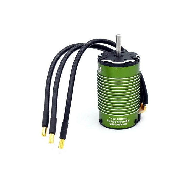 Castle motor 1512 1800ot/V senzored (konektory 4.0mm)