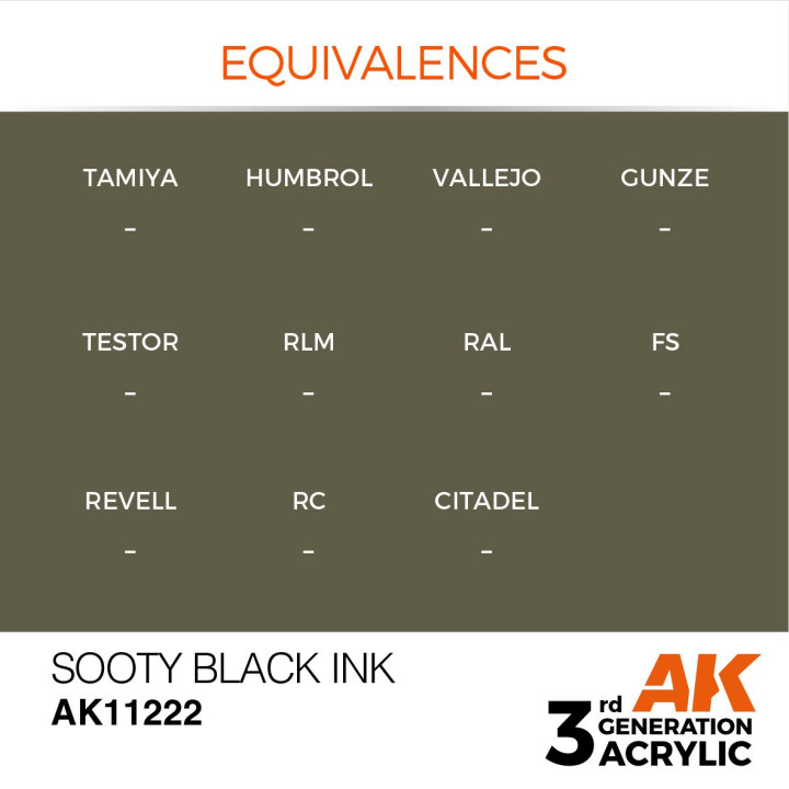 Sooty Black Ink 17ml