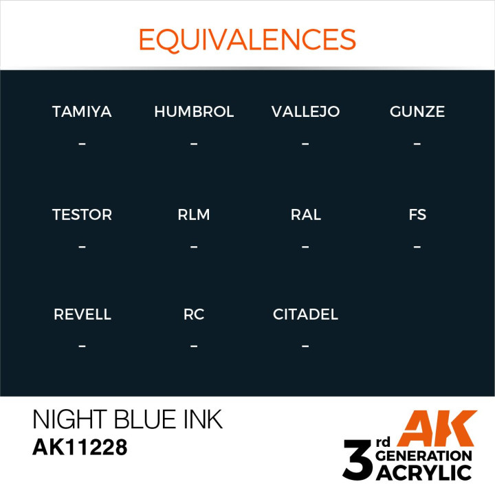 Night Blue Ink 17ml
