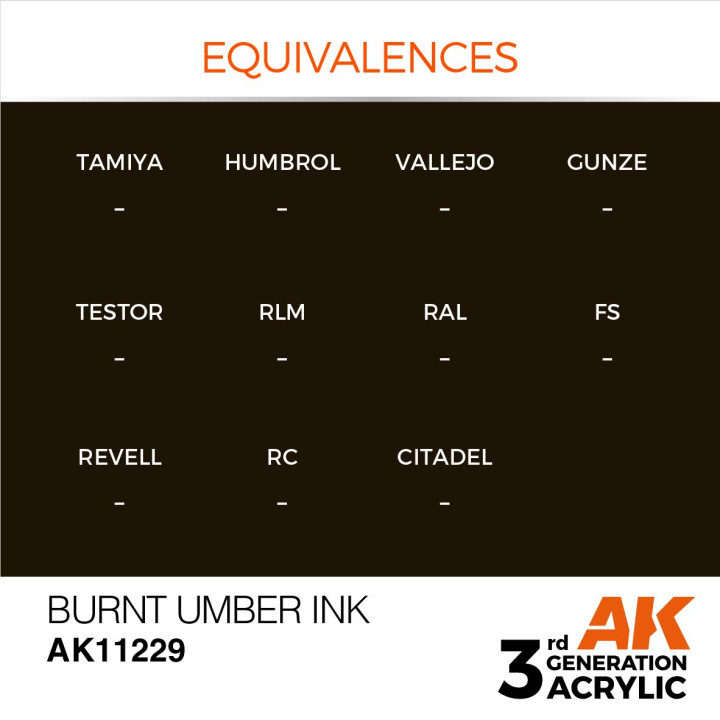 Burnt Umber Ink 17ml