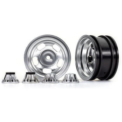 Traxxas disk 2.2" polomatně chromovaný s poklicemi (2) (pro NO8255A)