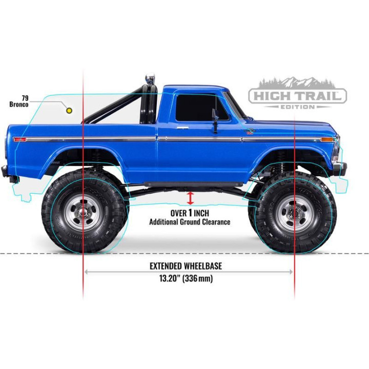 Traxxas TRX-4 Ford F-150 Ranger XLT TQi 1:10 RTR černá