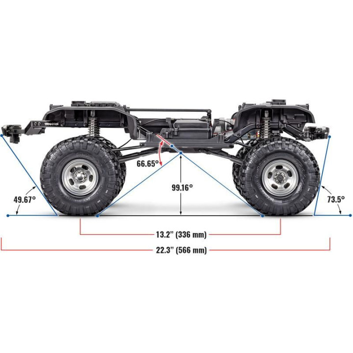 Traxxas TRX-4 Ford F-150 Ranger XLT TQi 1:10 RTR černá