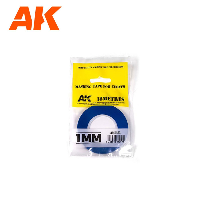 Masking Tape for curves 1mm/18m