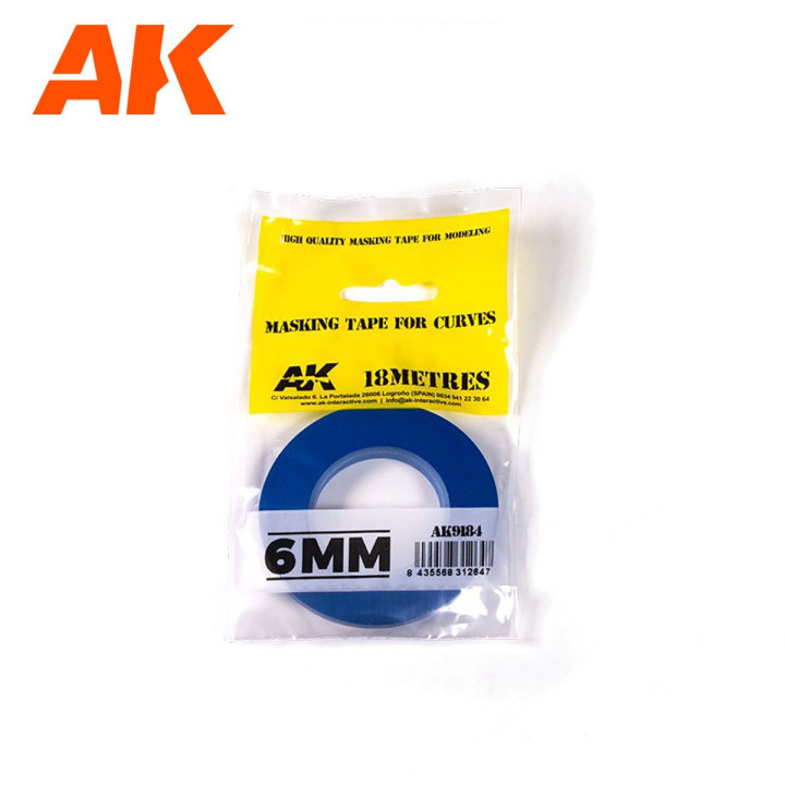 Masking Tape for curves 6mm/18m
