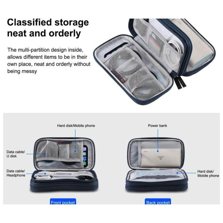 Double-Layer Accessory Storage Bag