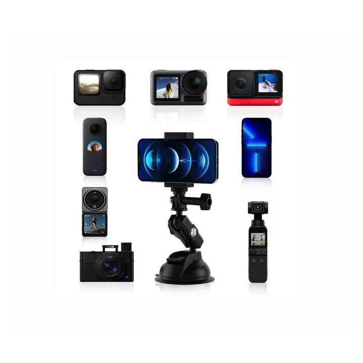 360° Rotation Vehicle Mount + smartphone holder