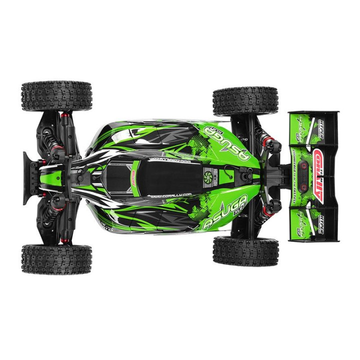 ASUGA XLR 6S - BUGGY 4WD - RTR - zelená