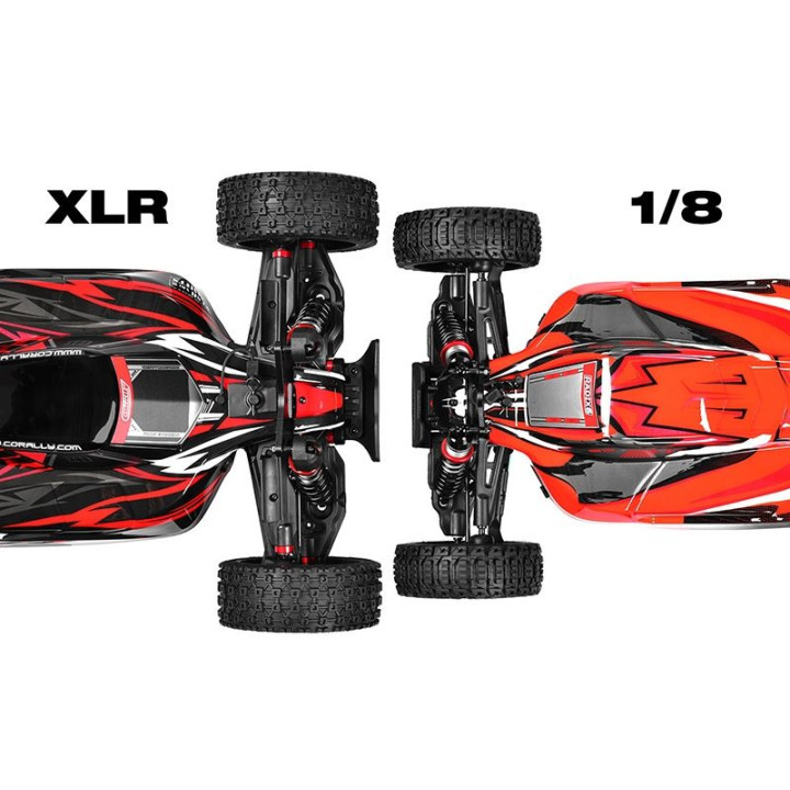 ASUGA XLR 6S - BUGGY 4WD - RTR - červená