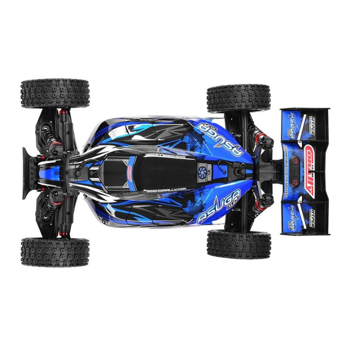 ASUGA XLR 6S - BUGGY 4WD - PRO ROLLER šasi - bez elektroniky - modrá