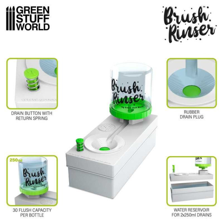Brush Rinser Green / Čistič štetcov