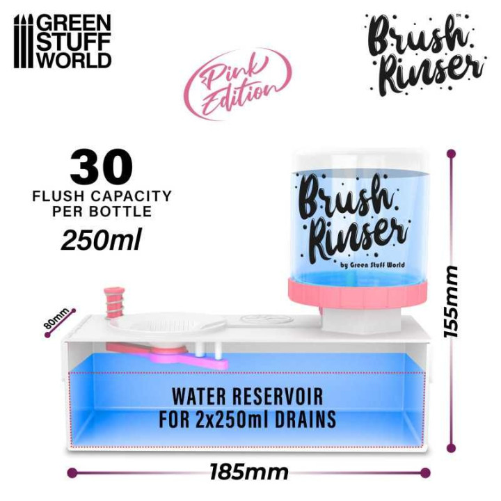 Brush Rinser Green (Pink Edition) / Čistič štetcov (Rúžová edícia)