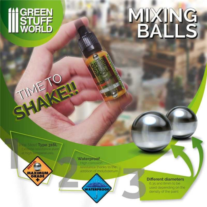 Mixing Balls 8 mm / Miešacie guľôčky 8 mm