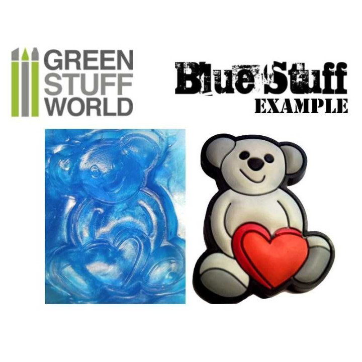 Blue Stuff Mold 8 bars / Modrá hmota 8 tyčiniek