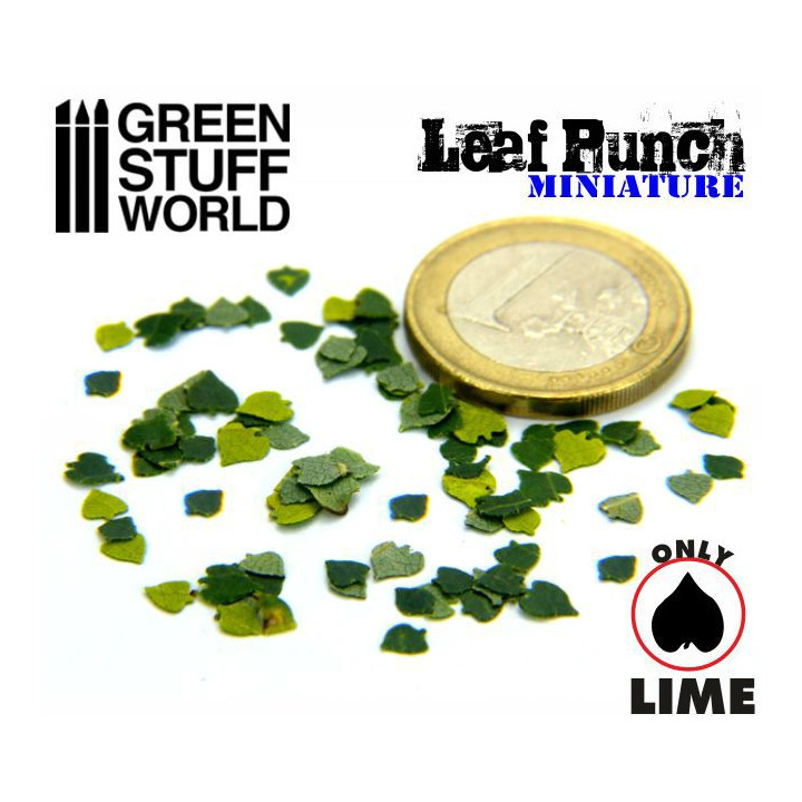 Miniature Leaf Punch DARK PURPLE / Lime 1:35 1:43 1:48