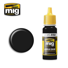 Satin Black 17ml / A.MIG-032