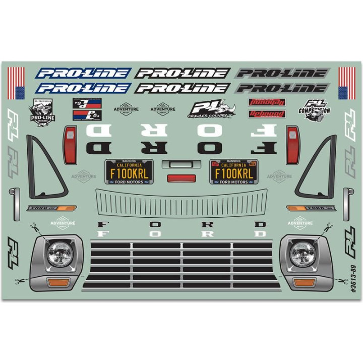 Pro-Line karosérie 1:10 1967 Ford F-100 nenabarvená (rozvor 313mm)
