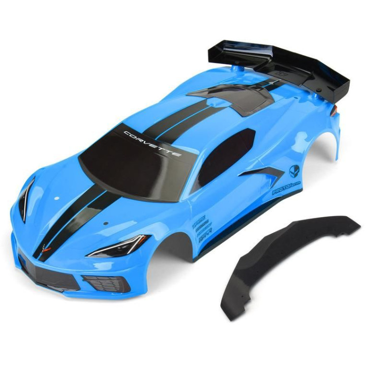 PROTOform karosérie 1:7 Chevrolet Corvette C8 modrá: Arrma Felony