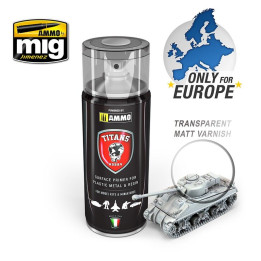 TITANS HOBBY Transparent Matt Varnish / Base 400ml