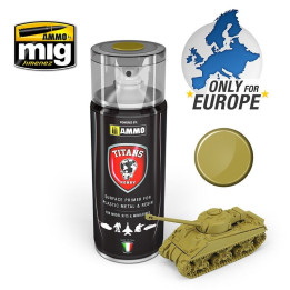 TITANS HOBBY Desert Yellow Matt Primer 400ml