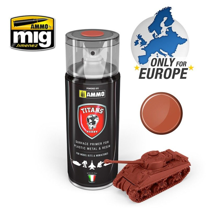 TITANS HOBBY Rust Base Matt Primer 400ml