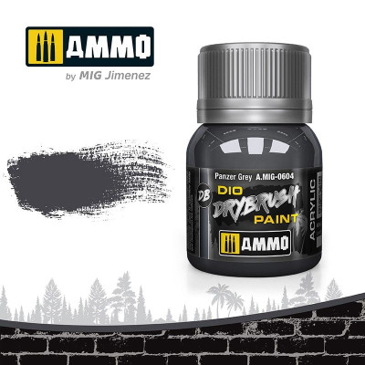DRYBRUSH Panzer Grey 40ml / A.MIG-0604
