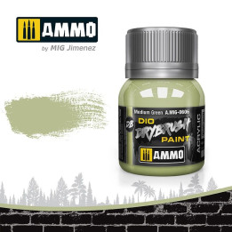 DRYBRUSH Medium Green 40ml / A.MIG-0606