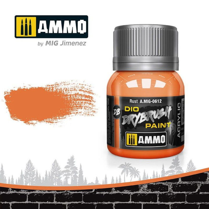 DRYBRUSH Rust 40ml / A.MIG-0612