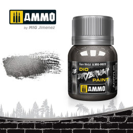 DRYBRUSH Gun Metal 40ml / A.MIG-0622
