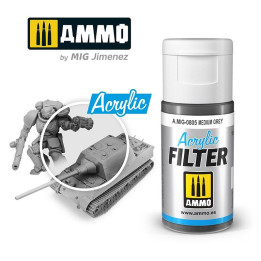 ACRYLIC FILTER Medium Grey 15ml / A.MIG-0805