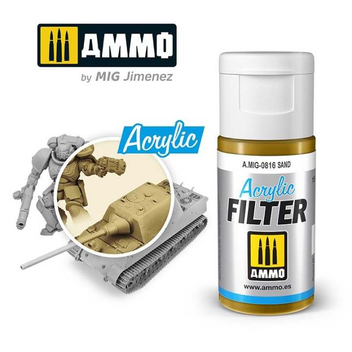 ACRYLIC FILTER Sand 15ml / A.MIG-0816