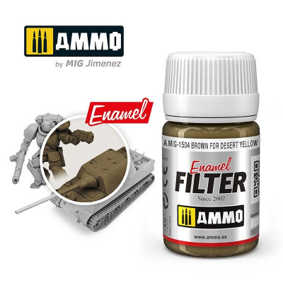 FILTER Brown for Desert Yellow 35ml / A.MIG-1504