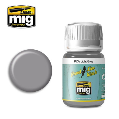 PANEL LINE WASH Light Grey 35ml / A.MIG-1600
