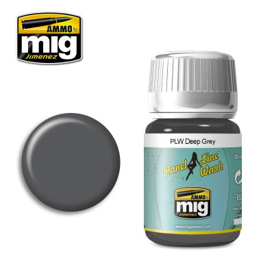 PANEL LINE WASH Deep Grey 35ml / A.MIG-1602