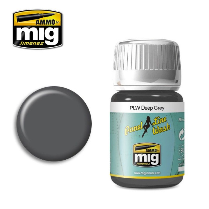 PANEL LINE WASH Deep Grey 35ml / A.MIG-1602