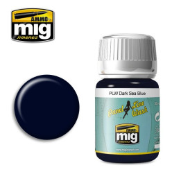 PANEL LINE WASH Dark Sea Blue 35ml / A.MIG-1603