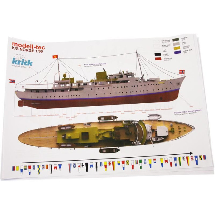 Modell-Tec Kongespiet Norge 1:60 kit