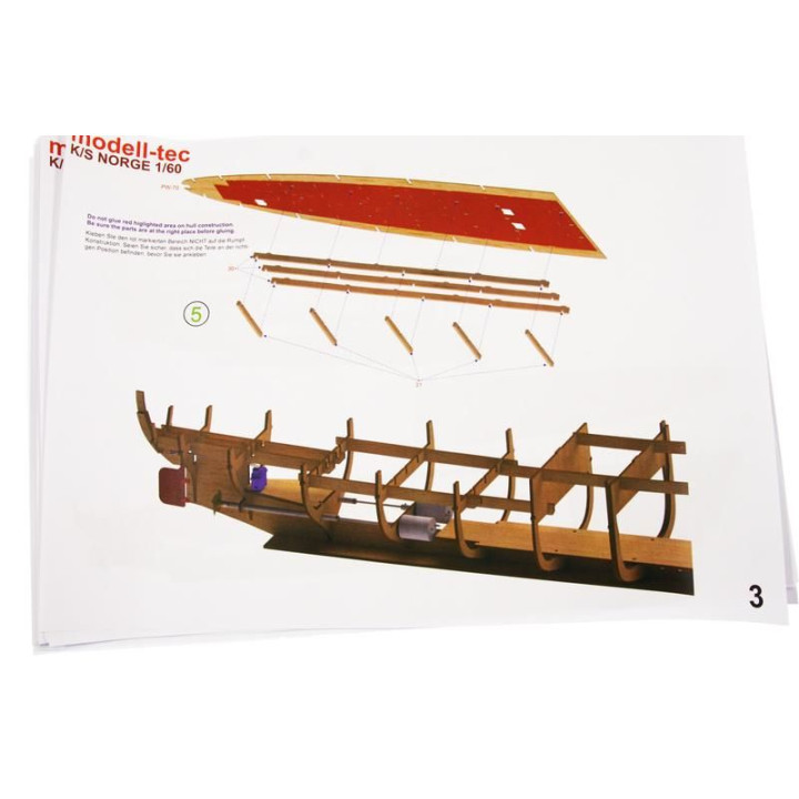 Modell-Tec Kongespiet Norge 1:60 kit