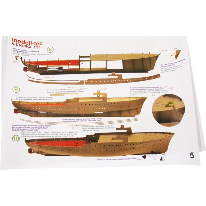 Modell-Tec Kongespiet Norge 1:60 kit