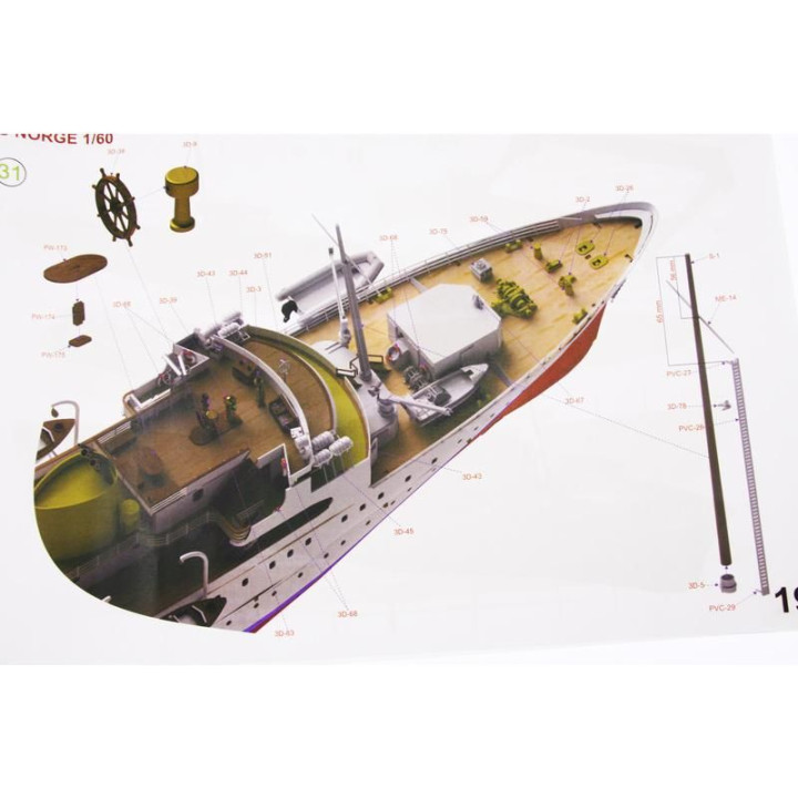 Modell-Tec Kongespiet Norge 1:60 kit