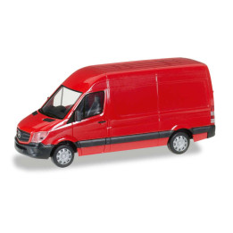 MERCEDES-BENZ SPRINTER ,Box vysoka strecha, cervena