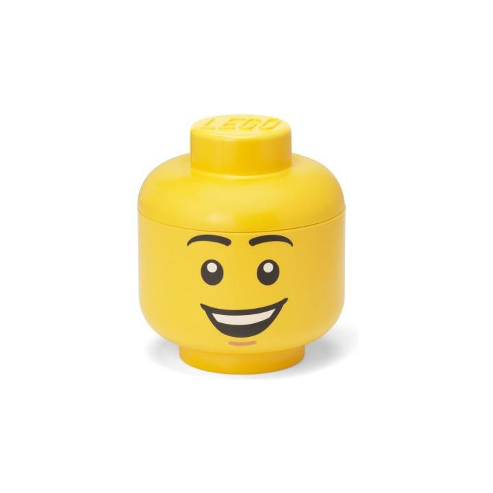 LEGO Storage Head small - šťastný chlapec