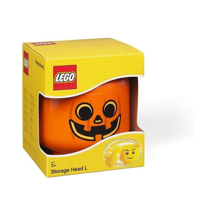 LEGO Storage Head Large - šťastný chlapec