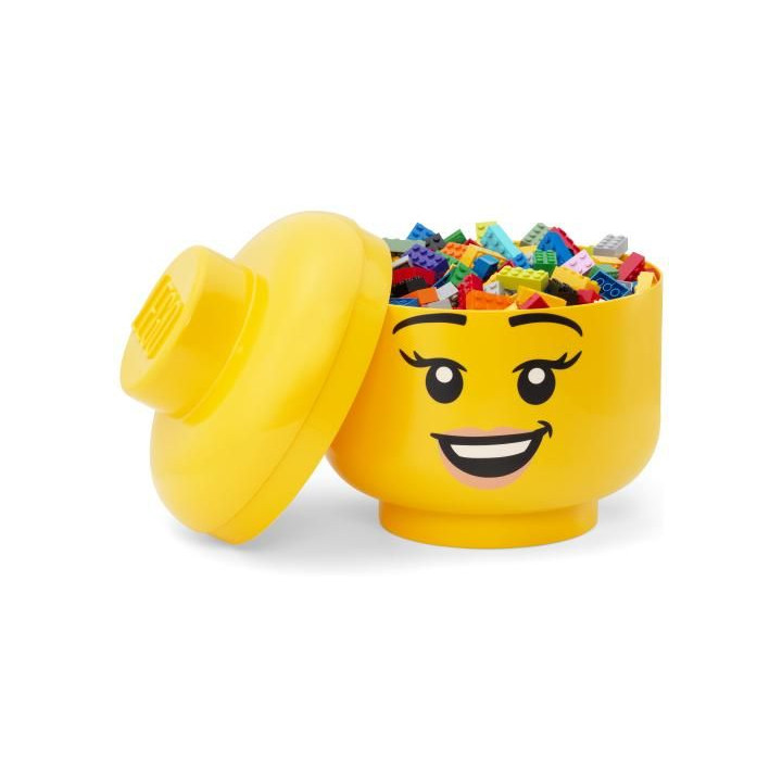 LEGO Storage Head Large - šťastný chlapec