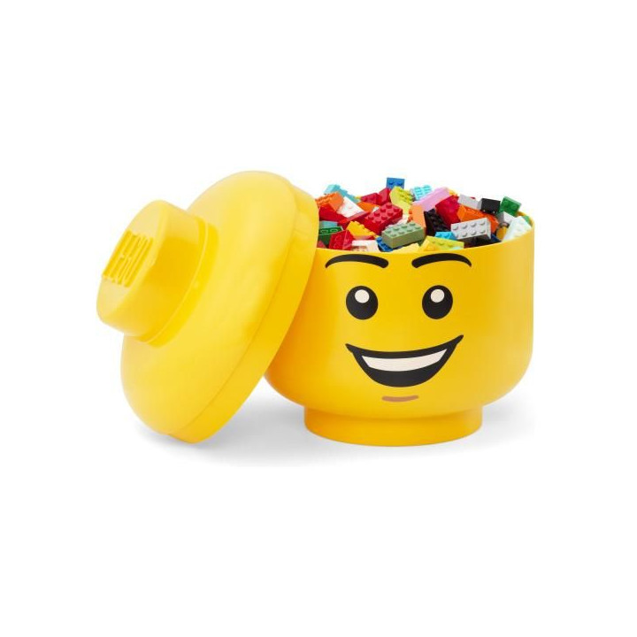 LEGO Storage Head Large - šťastný chlapec