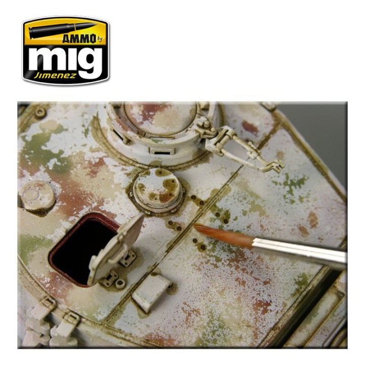 Brown WASH for German Dark Yellow 35ml / A.MIG-1000