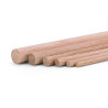 Buková kulatina 2mm v délce 85 - 106cm.