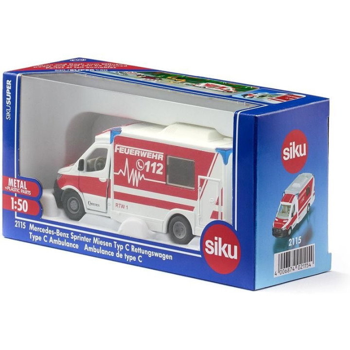SIKU Super - ambulance Mercedes-Benz Sprinter 1:50
