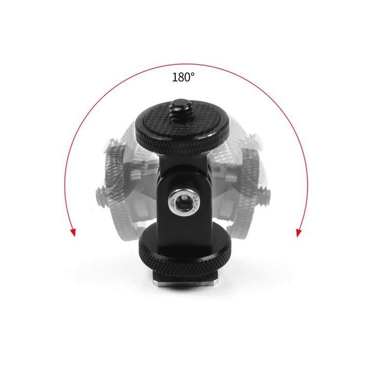 360 Degrees 1/4inch Screw Adapter