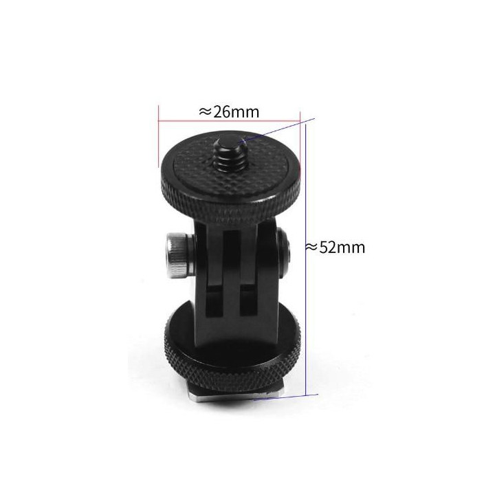 360 Degrees 1/4inch Screw Adapter